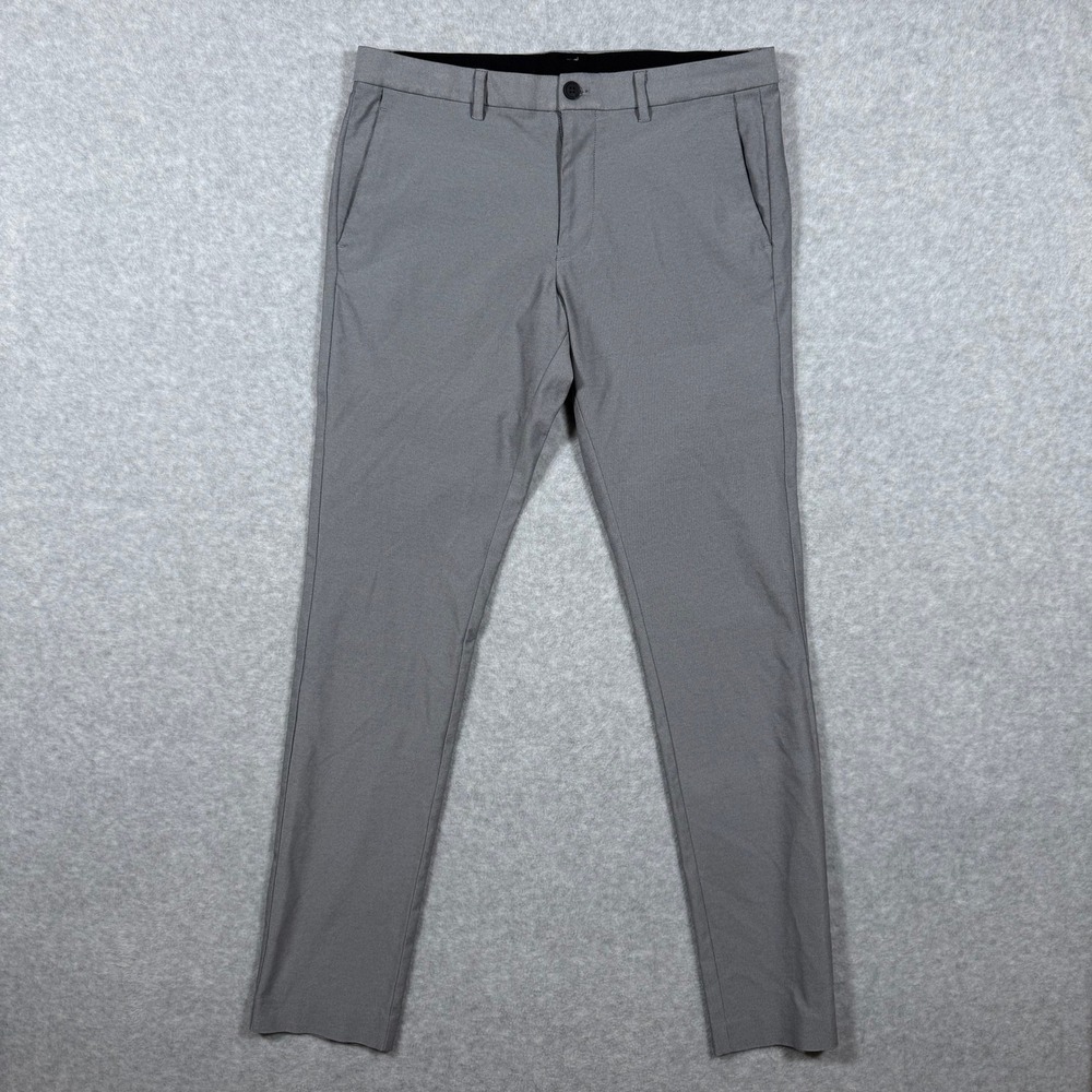 Bonobos Lightweight 5-Pocket Golf Pants Grey 33x34 (Fits 33x32) Tech Trousers